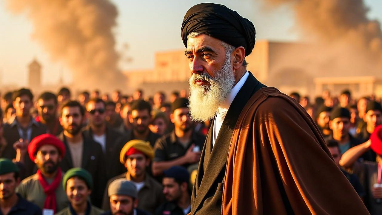 Historic Moment: Pemakaman Pemimpin Iran Ali Khamenei Lanjut di Irak, Jenazah Dibawa ke Karbala